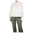 Cream cable knit wool jumper - size XS - Autre Marque