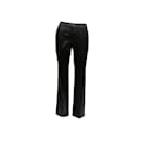 Black Chanel Spring/Summer 2009 Shiny Trousers Size EU 36