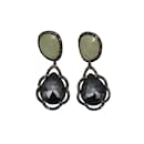 Saphir Bavna multicolore, Boucles d'oreilles pendantes en diamant et pierres précieuses facettées - Autre Marque