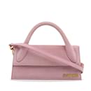 Pink Jacquemus Embossed Le Chiquito Long Satchel