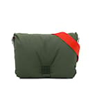 Green Loewe Goya Puffer Crossbody Bag