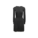 Black Chloe Pleated Knit Dress Size S - Chloé