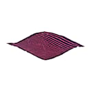 Sciarpa plissettata in seta Hermes viola e rosa - Hermès