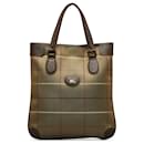 Brown Burberry Vintage Check Tote