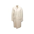 Cream Phillip Lim Coat & Shearling Vest Size S