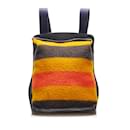 Yellow Hermes Sherpa Backpack - Hermès