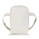 White Louis Vuitton Monogram Taurillon Utility Side Belt Bag