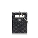 Black Chanel Quilted Evening Bag