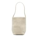 Beige The Row Small N/S Park Suede Tote - The row