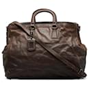 Cartable Prada Vitello Daino marron