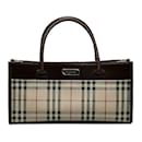 Brown Burberry House Check Handbag