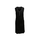 Schwarzes ärmelloses Gaultier²-Kleid mit Kapuze, Größe US S - Autre Marque