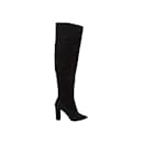 Black Jean Michel Cazabat Suede Pointed-Toe Boots Size 37.5