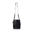 Black Celine Big Leather Bucket Bag - Céline