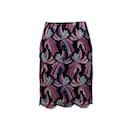 Black & Multicolor Emilio Pucci Embroidered Skirt Size EU 38