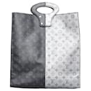 Bolso tote negro Louis Vuitton con monograma dividido Eclipse Norte Sur