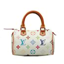 White Louis Vuitton Monogram Multicolore Mini HL Speedy Boston Bag