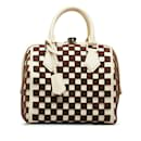 Brown Louis Vuitton Damier Cubic Speedy Cube PM Handbag
