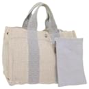 HERMES Bora Bora PM Hand Bag straw White Auth ar10646b - Hermès