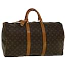 Louis Vuitton Monogram Keepall 50 Boston Bag M41426 LV Auth 59200