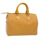 Louis Vuitton Epi Speedy 25 Hand Bag Tassili Yellow M43019 LV Auth 59261