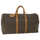 Louis Vuitton Monograma Keepall 55 Boston Bag M41424 Autenticação de LV 58562