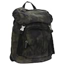 PRADA Backpack Nylon Green Auth bs9764 - Prada