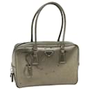 PRADA Shoulder Bag Safiano leather Bronze Auth bs9862 - Prada