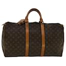 Louis Vuitton Monograma Keepall 50 Boston Bag M41426 Autenticação de LV 58738