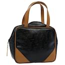 SAINT LAURENT Cassandra Hand Bag PVC Leather Black Auth yk9390 - Saint Laurent