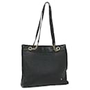 BALLY Matelasse Shoulder Bag Leather Black Auth ki3695 - Bally