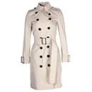 Trench Burberry London Kensington in cotone beige