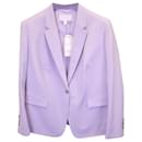 Boss Single-Breasted Blazer in Pastel Purple Wool - Hugo Boss