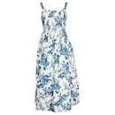 LOVESHACKFANCY Vestido Majory Midi em algodão com estampa floral - LoveShackFancy