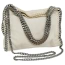 Stella MacCartney Falabella Shaggy deer Tote Bag Suede 2Way White Auth yk9391 - Autre Marque