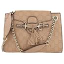 Beige Small Emily Chain Shoulder Bag - Gucci