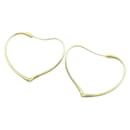 [LuxUness] 18K Heart Hoop Earrings Metal Earrings in Excellent condition - & Other Stories