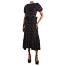 Black floral ruffled dress - size US 2 - Ulla Johnson