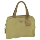 PRADA Handtasche Nylon Beige Auth am5229 - Prada