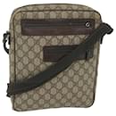GUCCI GG Supreme Shoulder Bag PVC Leather Beige 92551 Auth bs9928 - Gucci