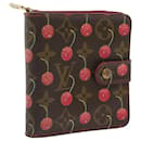 LOUIS VUITTON Monogram Cherry Compact Zip Bifold Wallet M95005 LV Auth bs10072 - Louis Vuitton