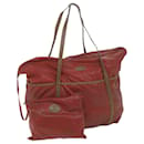 GUCCI Boston Bag Coated Canvas Red 89 19 001 Auth ti1362 - Gucci