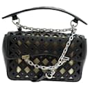 NEW KARL LAGERFELD SEVEN SOFT PERFORATED BLACK HAND BAG PURSE - Karl Lagerfeld