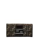 Fendi Zucca Canvas Long Wallet  Canvas Long Wallet 2304-31097 in Good condition