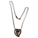 Collana in argento vintage Love - Yves Saint Laurent