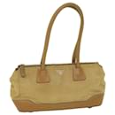 PRADA Shoulder Bag Nylon Beige Auth bs10033 - Prada