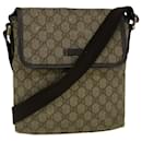 GUCCI GG Canvas Shoulder Bag Coated Canvas Beige Auth 59239 - Gucci