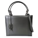 Dior Christian Dior Maris Pearl Grande shoulder bag in metal gray leather