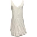 Chloe White Cotton Silk Sleeveless Dress - Autre Marque