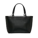Black Burberry Calf Leather Handbag